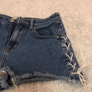 PacSun high rise shorts